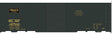 Railroad Decal Set -- St. Louis-San Francisco 40' Steel Boxcar (Pullman Green, Frisco Logo)