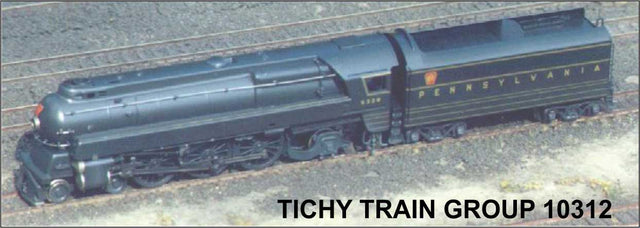 Railroad Decal Set -- Pennsylvania Railroad Streamlined K-4 4-6-2 Steam Locomotive