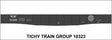 Railroad Decal Set -- Western Maryland 1939 52' Steel Gondola with Fishbelly Sill