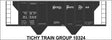 Railroad Decal Set -- Nickel Plate Road 2-Bay Covered Hopper
