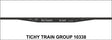 Railroad Decal Set -- Southern Railway 53'6" Steel Flatcar (black car)