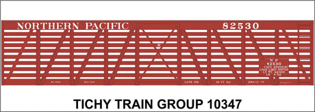 Railroad Decal Set -- Northern Pacific 40' Wood Stock Car