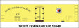 Railroad Decal Set -- Northern Pacific 40' Wood Reefer (yellow car)