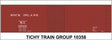 Railroad Decal Set -- Rock Island 40' Steel Boxcar (Boxcar Red Car)