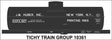 Railroad Decal Set -- J M Huber 8,000-Gallon Single-Dome Tank Car (Printing Ink Service)
