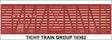 Railroad Decal Set -- Wabash 40' Wood Stock Car
