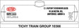 Railroad Decal Set -- DuPont Chemical DUPX Tank Car (white car, Anhydrous Ammonia)