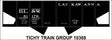 Railroad Decal Set -- Delaware, Lackawanna & Western 2-Bay Steel Hopper