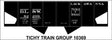 Railroad Decal Set -- Delaware, Lackawanna & Western 2-Bay Steel Hopper (Anthracite Logo)