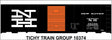 Railroad Decal Set -- New Haven 40' Boxcar (McGinnis, black car, vermillion door)