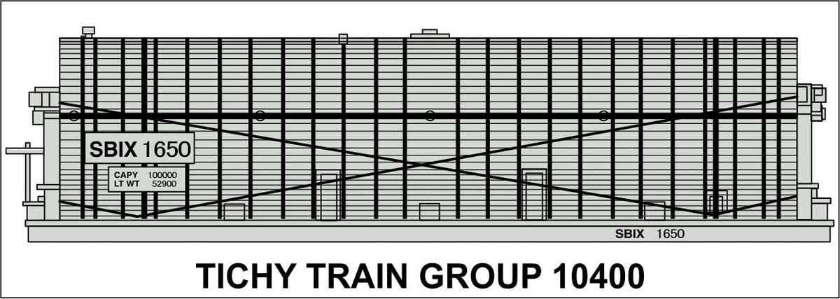 Railroad Decal Set -- Standard Brands Vinegar Tank Car SBIX (gray car)