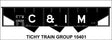 Railroad Decal Set -- Chicago & Illinois Midland 3-Bay Steel Hopper