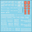 Railroad Decal Set -- Milwaukee Road Roadname Set (white)