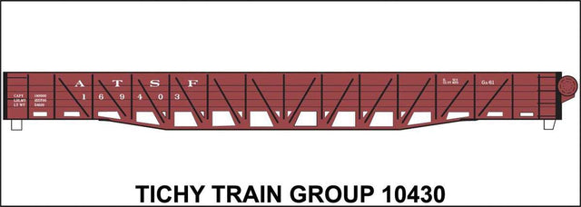 Railroad Decal Set -- Santa Fe War Emergency Gondola
