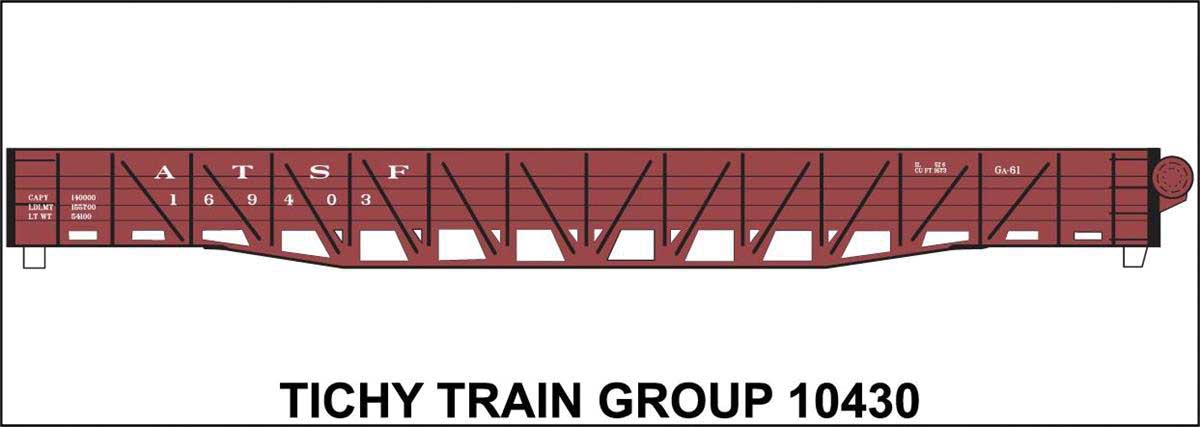 Railroad Decal Set -- Santa Fe War Emergency Gondola