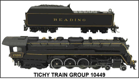 Railroad Decal Set -- Reading T-1 4-8-4 Steam Locomotive
