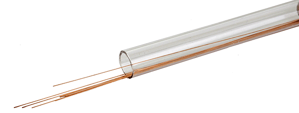 Phosphor-Bronze Wire - 8"  20.3cm Long -- .008"  .02cm Diameter pkg(10)-1