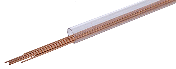 Phosphor-Bronze Wire - 8"  20.3cm Long -- .025"  .06cm Diameter pkg(12)
