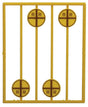 Early Grade Crossing Advance Warning Signs -- Vertical Cross pkg(8)