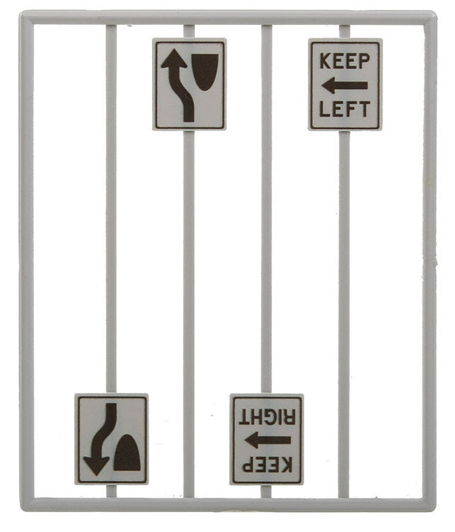 Keep Left & Right Signs -- pkg(8)