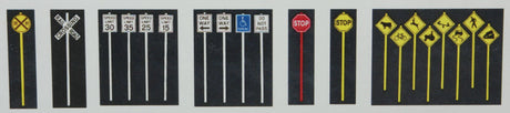 Sign Assortment -- 73 Different Signs, 128 Pieces Total