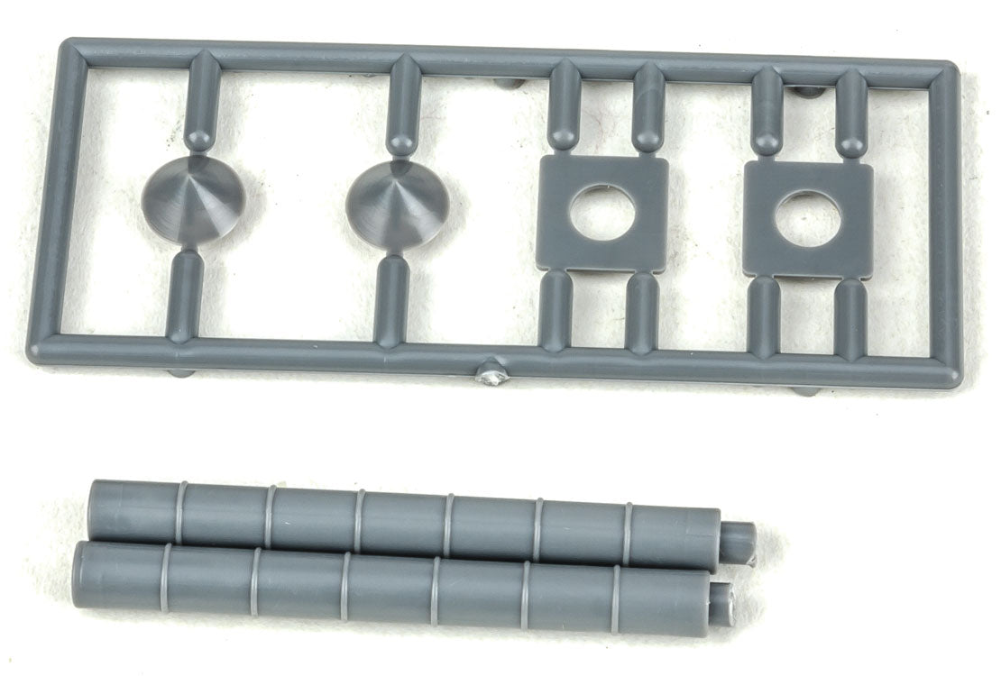 Straight Vent Kit -- 8" Scale Diameter, 6' Scale Long (unpainted) Matches #293-2081