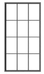 12-Pane Masonry Window with Precut Glazing -- Scale 64 x 126"  162 x 320cm  pkg(4)
