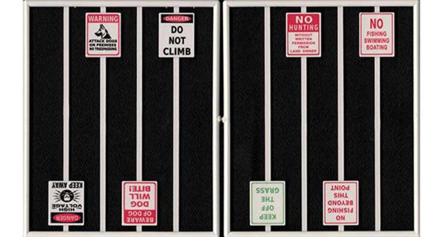 Warning Signs -- Assortment pkg(8)