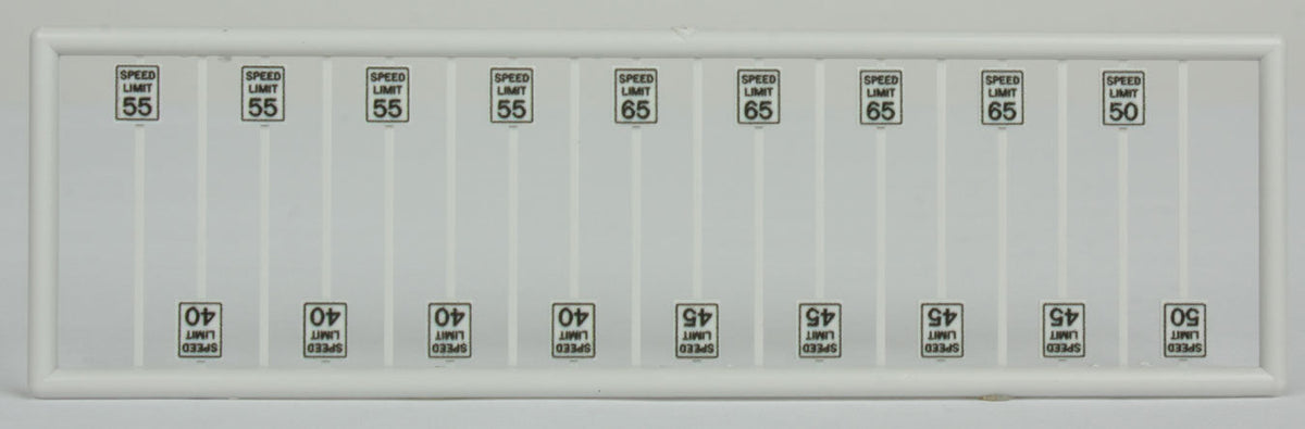 High Speed Limit Signs -- pkg(18)