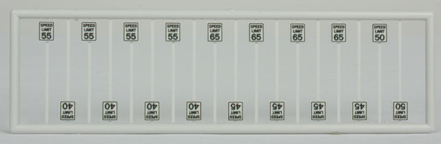 High Speed Limit Signs -- pkg(18)