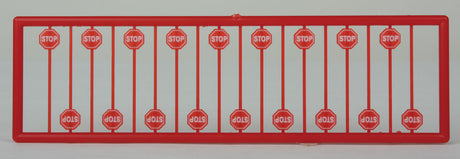 Modern Red Stop Signs -- pkg(18)