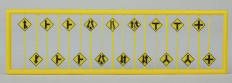 Road Path/Curve Warning Signs #2 -- pkg(18)