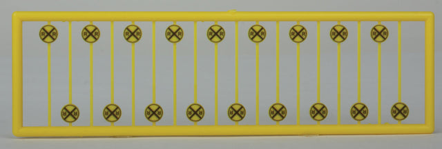 Modern Grade Crossing Advance Warning Signs -- Diagonal Cross pkg(18)