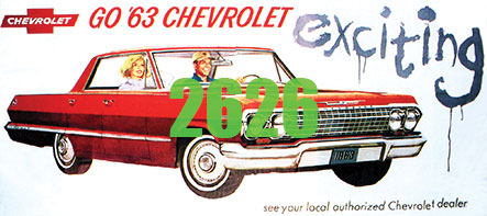 63 Chevrolet Exciting Billboard - Kit