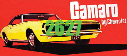 67 Chevrolet Camaro Billboard - Kit