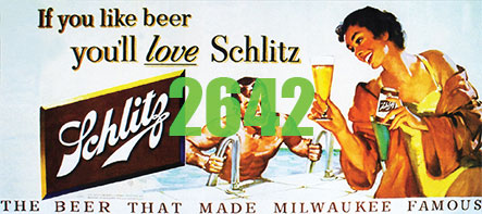 Schlitz Beer Billboard - Kit