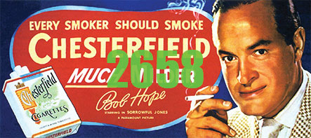 Bob Hope Chesterfield Billboard - Kit