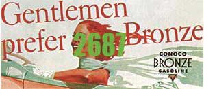Bronze Gasoline Billboard - Kit -- Gentlemen Prefer Bronze Slogan
