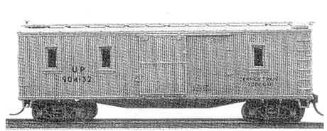 Work Train Equipment - Converted Double Sheathed Boxcar Kit -- Tool/Supply Car w/Standard Freight Door & Windows