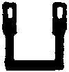 Freight Car Stirrups pkg(10) -- Straight - Side Mount