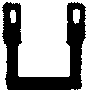Freight Car Stirrups pkg(10) -- Straight - Side Mount