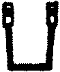 Freight Car Stirrups pkg(10) -- Slant - Side Mount