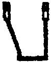 Freight Car Stirrups pkg(10) -- Angled Offset - Side Mount