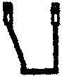 Freight Car Stirrups pkg(10) -- Angled Offset - Side Mount