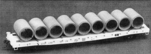53' Flatcar Pipe Load -- Parts for Two Complete Car Loads