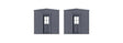 Wood Caboosee-Work Car Ends -- 1 Pair