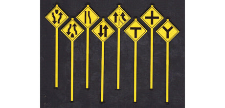 Road Path Warning Signs -- Set #3 pkg(8)