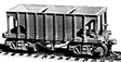 22' Wood Ore Car 2-Pack - Kit -- Undecorated-1