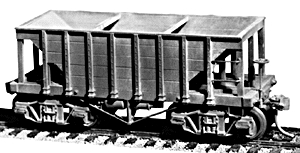 22' Wood Ore Car 2-Pack - Kit -- Undecorated-1