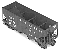 36' USRA 2-Bay Open Steel Hopper - Kit -- Undecorated
